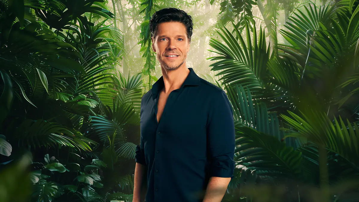 Stephen Dürr im Dschungelcamp.