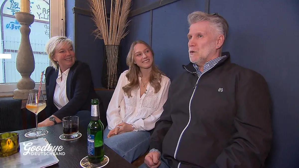 Abschied von Familie und Freunden Schwerer Schritt