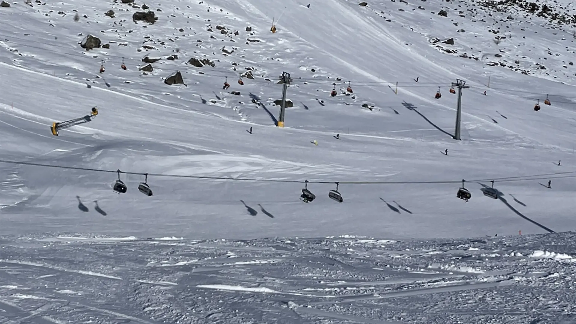 Skigebiet Samnaun/Ischgl in Graubünden