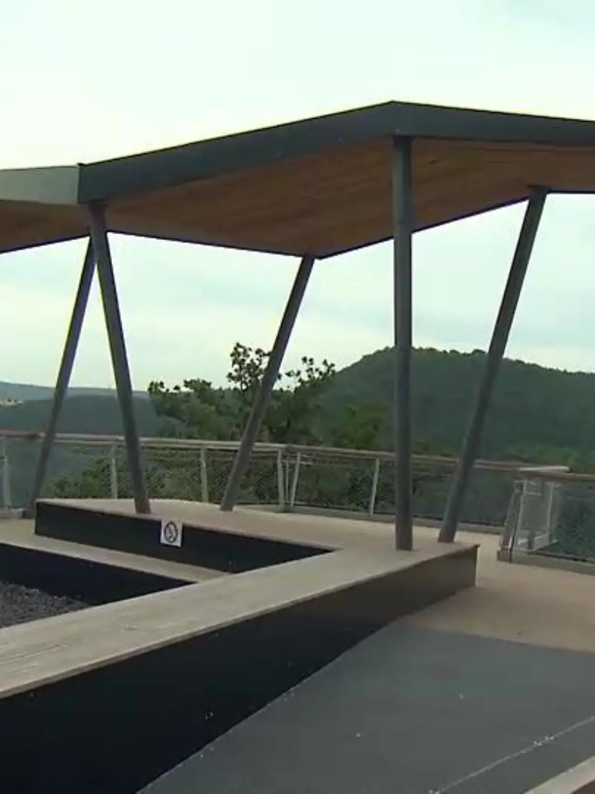 Die neue Aussichtsplattform im Wildtierpark Edersee