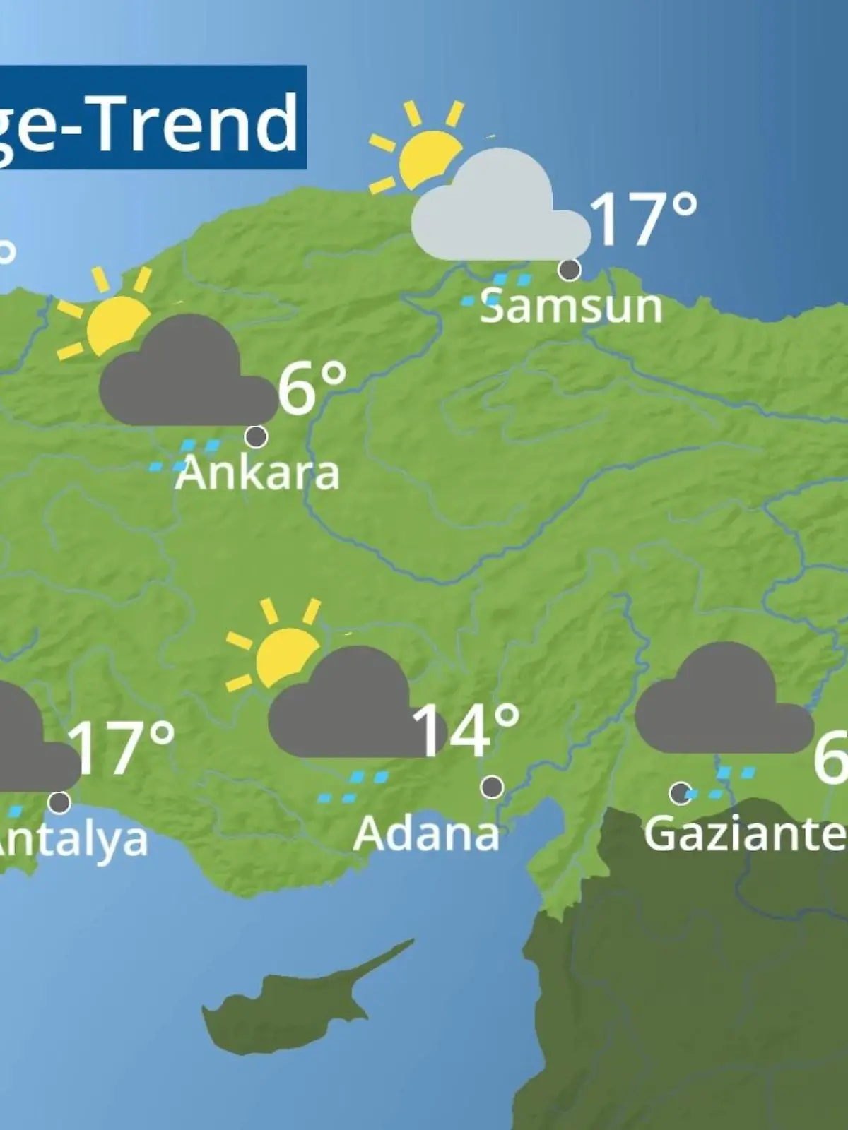 Bild zu: "Türkei: Wie wird das Wetter?"