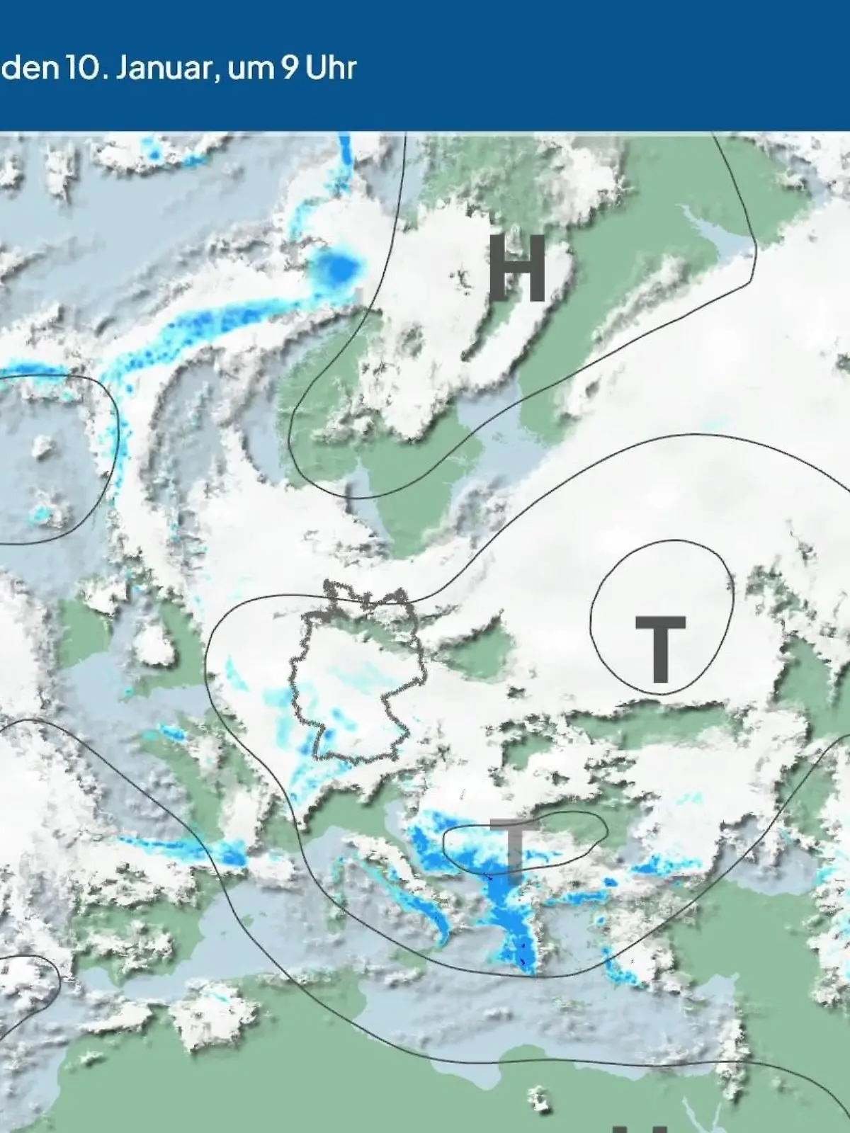 Bild zu: "Die Wetterlage der kommenden 5 Tage"