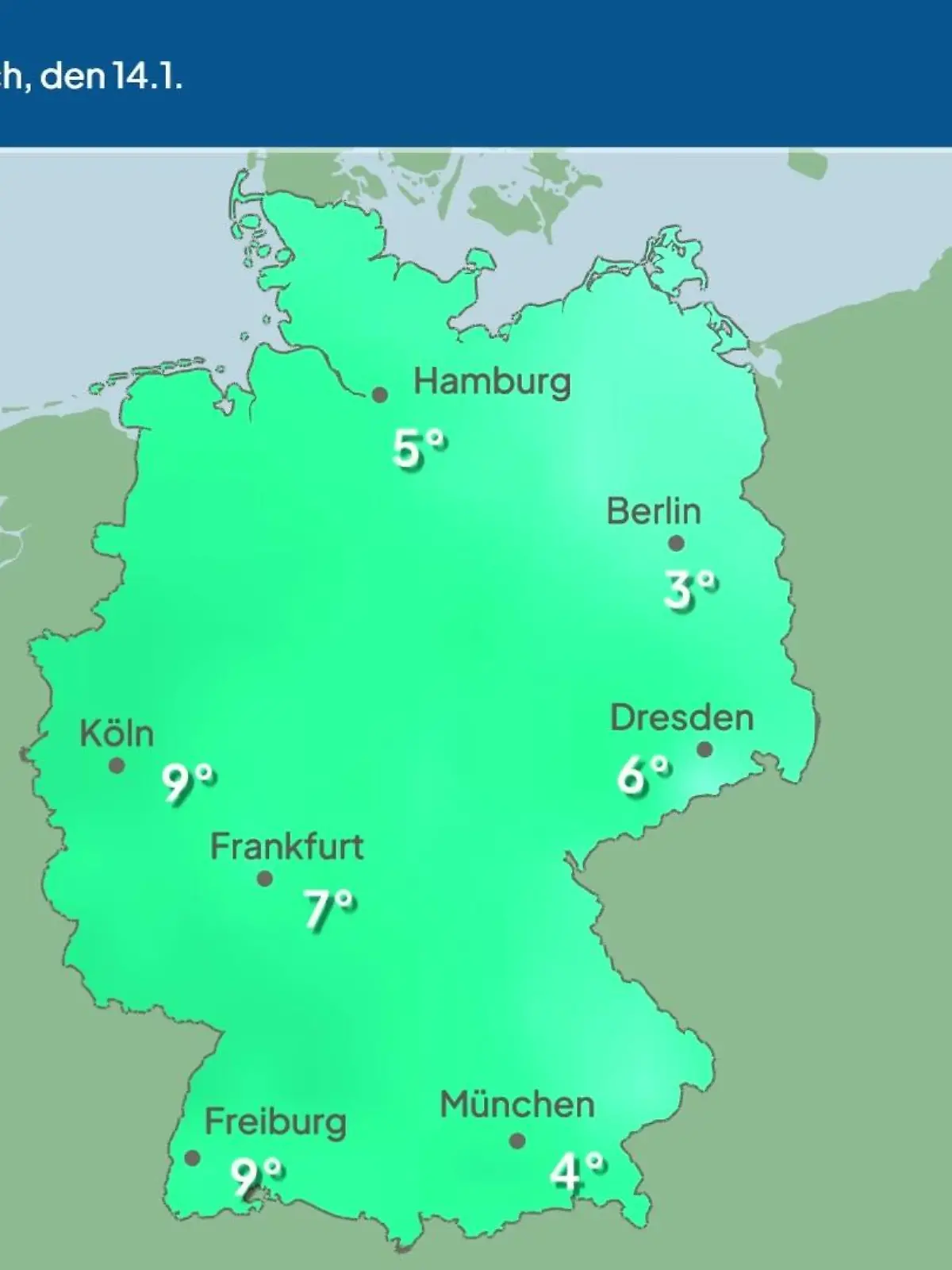 Bild zu: "Im Video: Temperatur-Vorhersage"