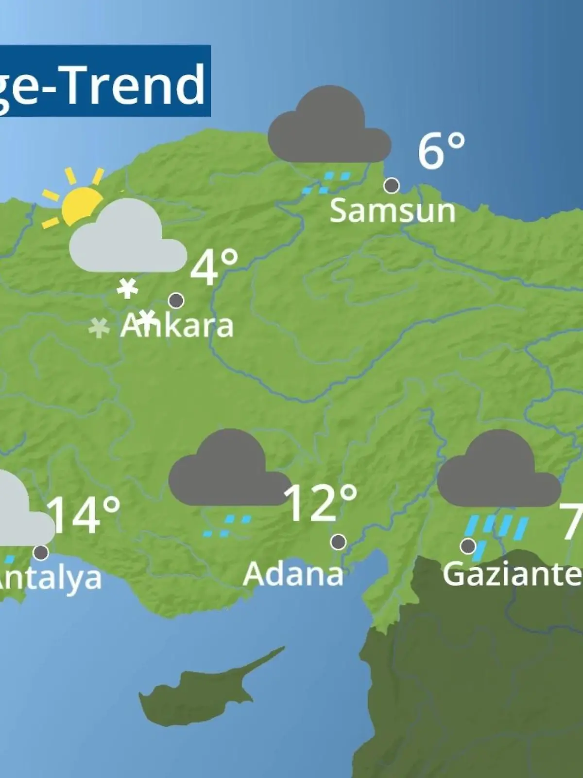 Bild zu: "Türkei: Wie wird das Wetter?"