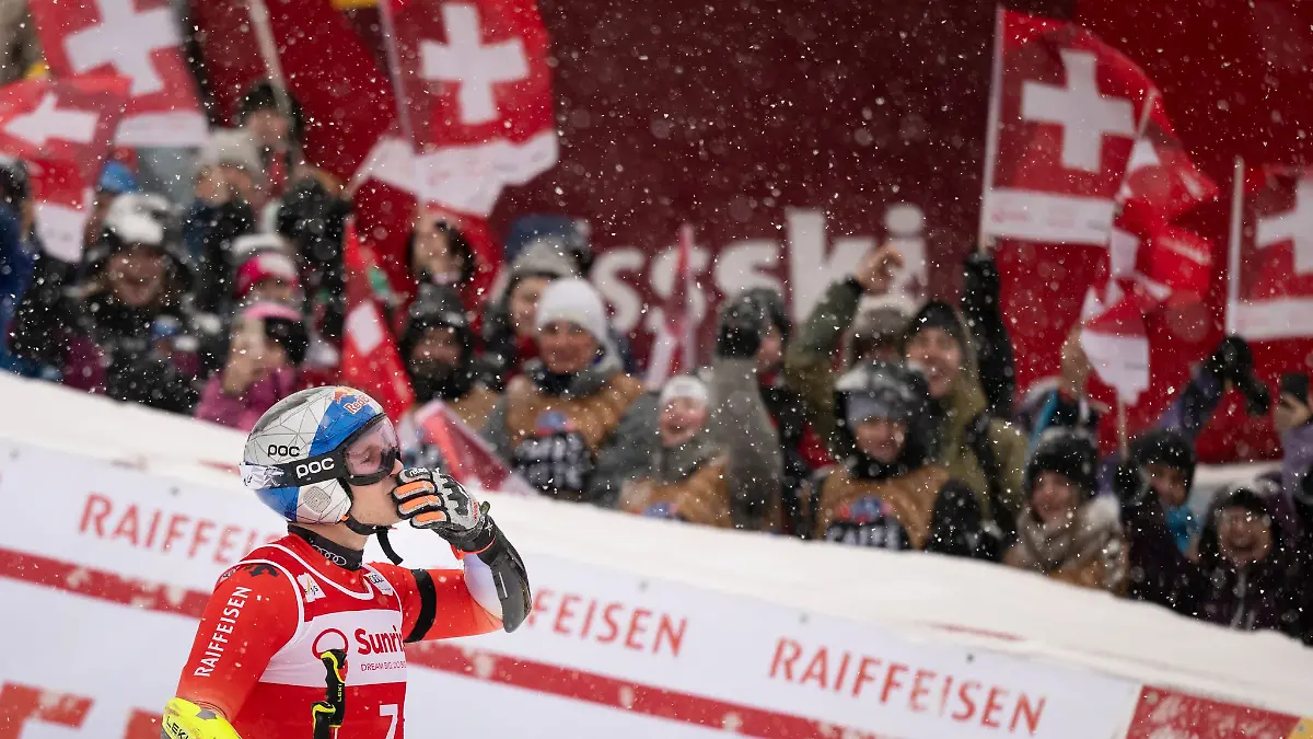 Marco Odermatt triumphierte im fünften Jahr nacheinander in Adelboden.