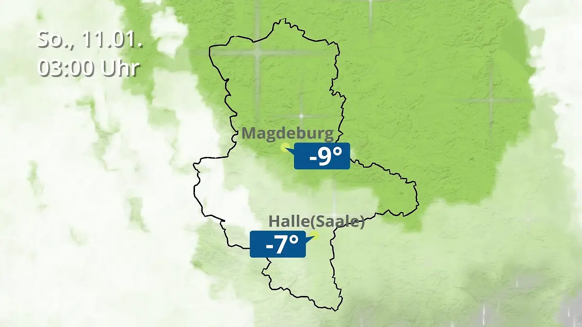Sachsen-Anhalt: Wie wird das Wetter? Regen und Wolkenfilm für Halle und Magdeburg