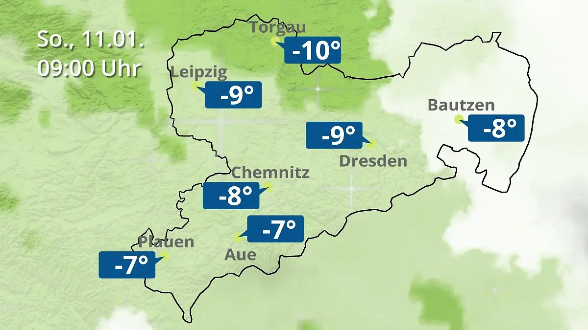 Sachsen: Wie wird das Wetter? Regen- und Wolkenfilm für Chemnitz, Dresden und Leipzig