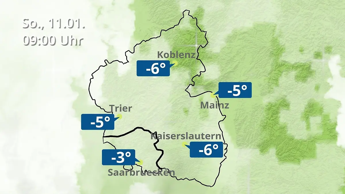 Rheinland-Pfalz, Saarland: Wie wird das Wetter? Regen- und Wolkenfilm für Mainz, Koblenz und Trier