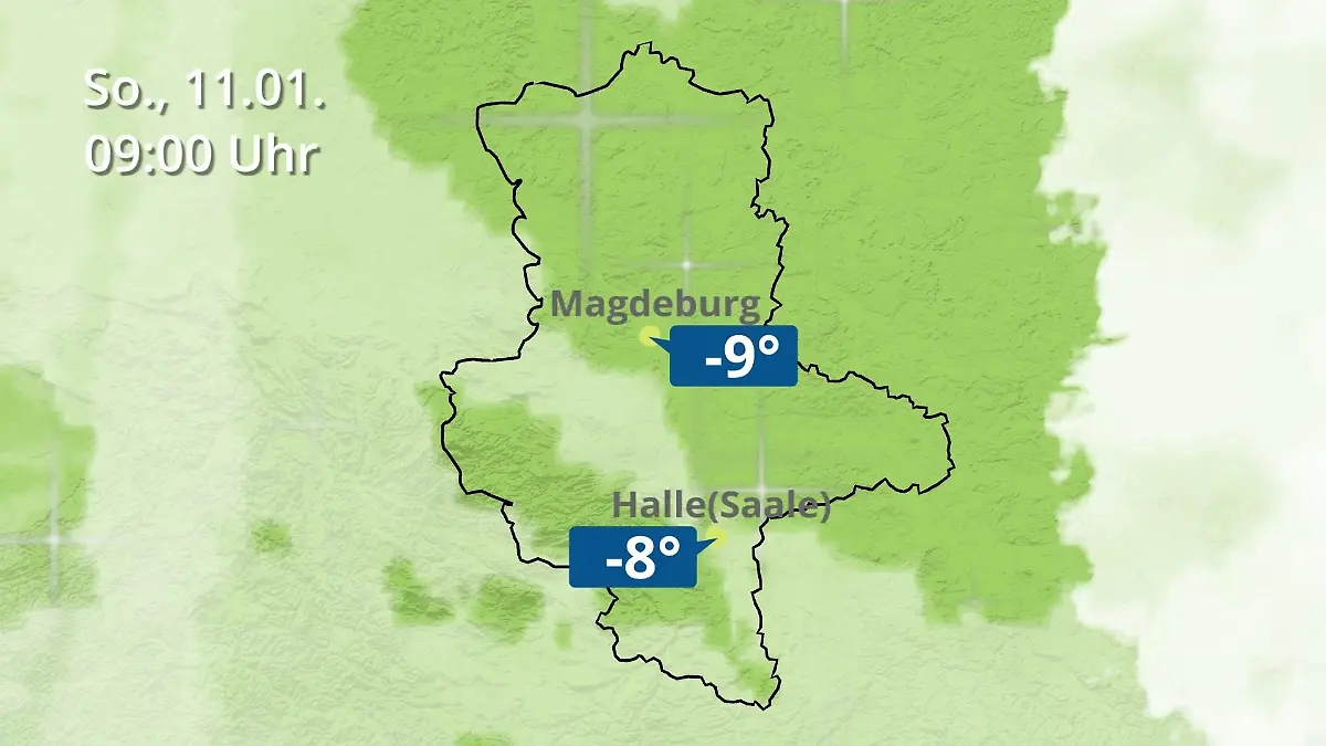 Sachsen-Anhalt: Wie wird das Wetter? Regen und Wolkenfilm für Halle und Magdeburg