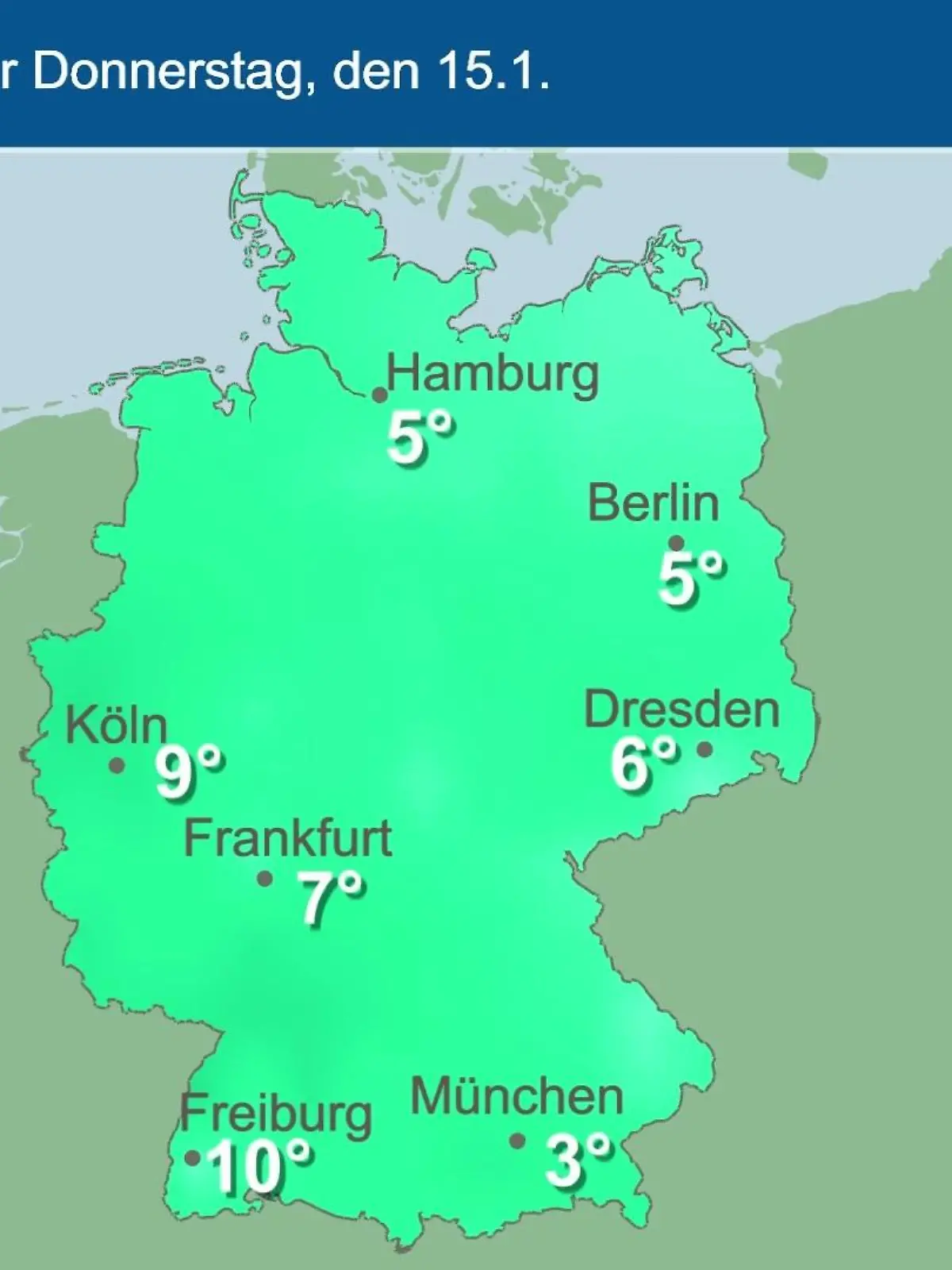 Bild zu: "Im Video: Temperatur-Vorhersage"
