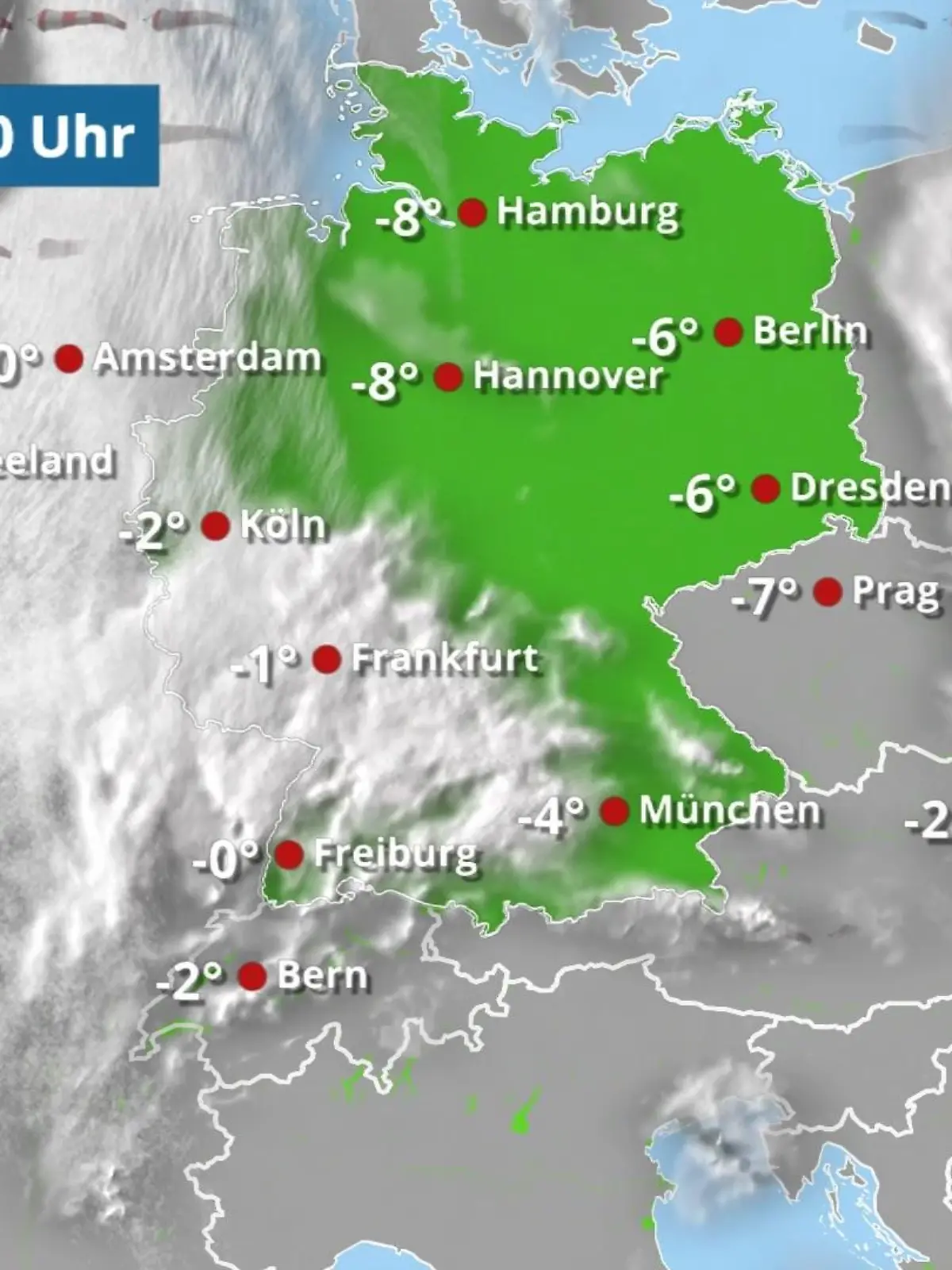 Bild zu: "Erst Sonne, aber Glatteis-Regen steht parat"