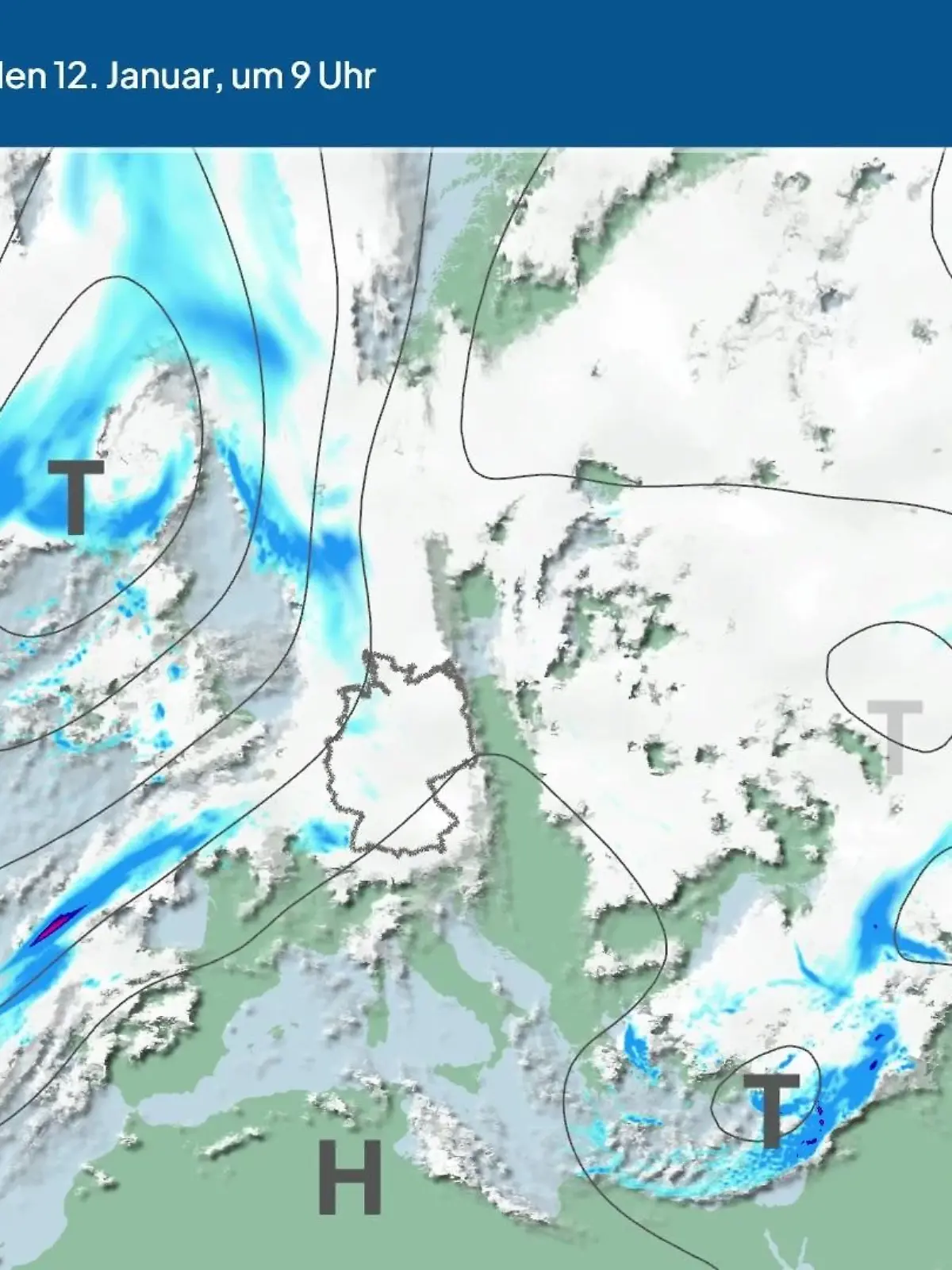 Bild zu: "Die Wetterlage der kommenden 5 Tage"