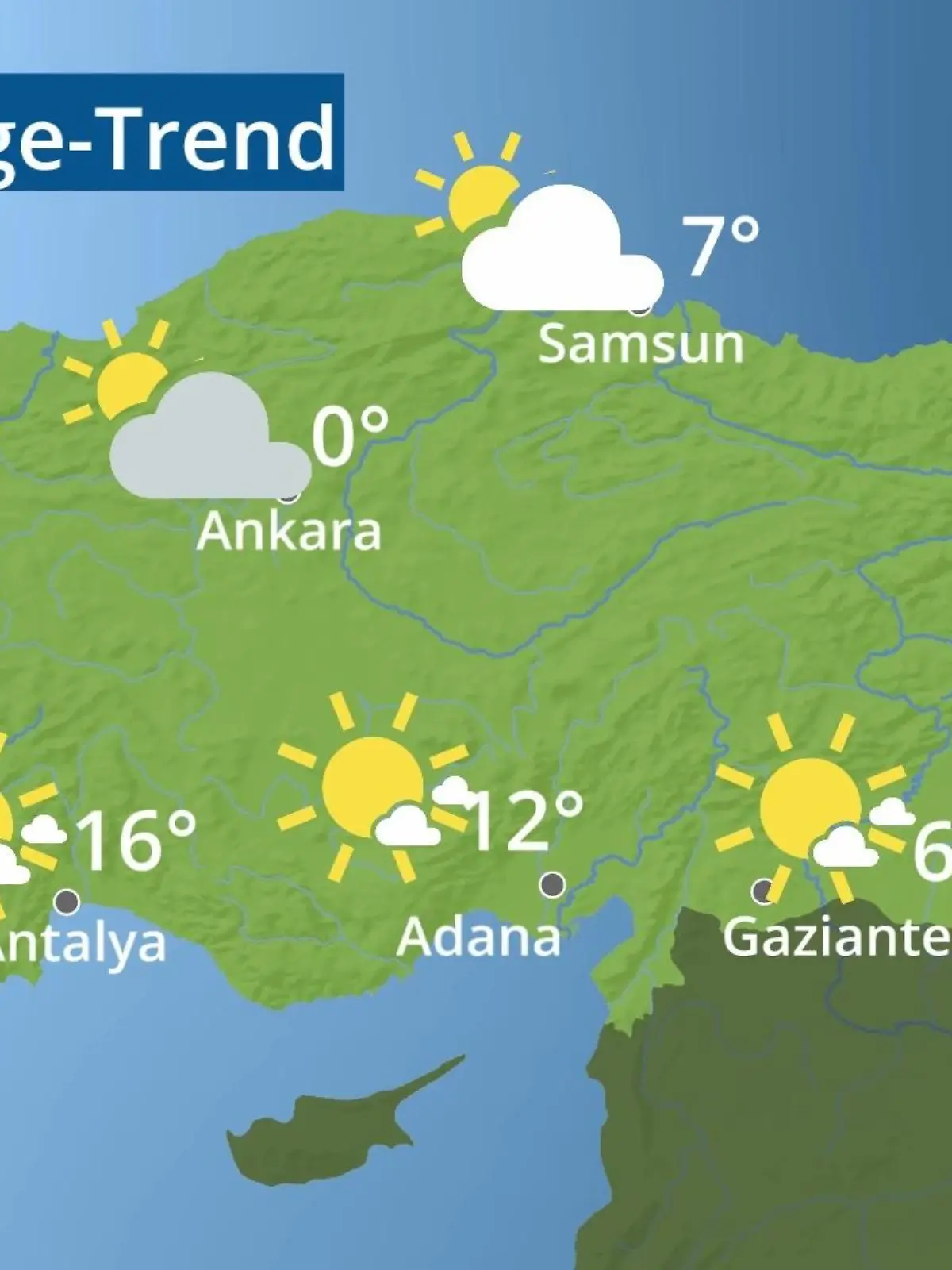 Bild zu: "Türkei: Wie wird das Wetter?"