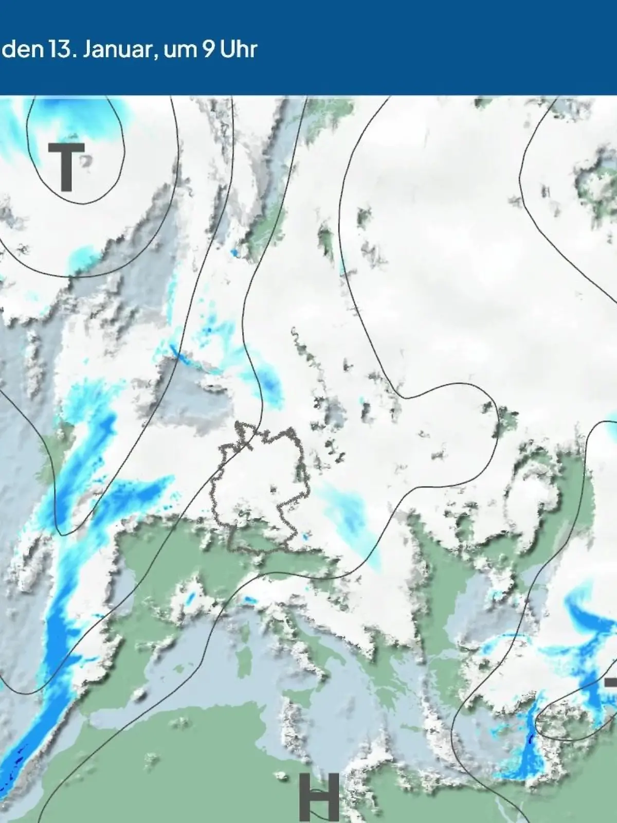 Bild zu: "Die Wetterlage der kommenden 5 Tage"