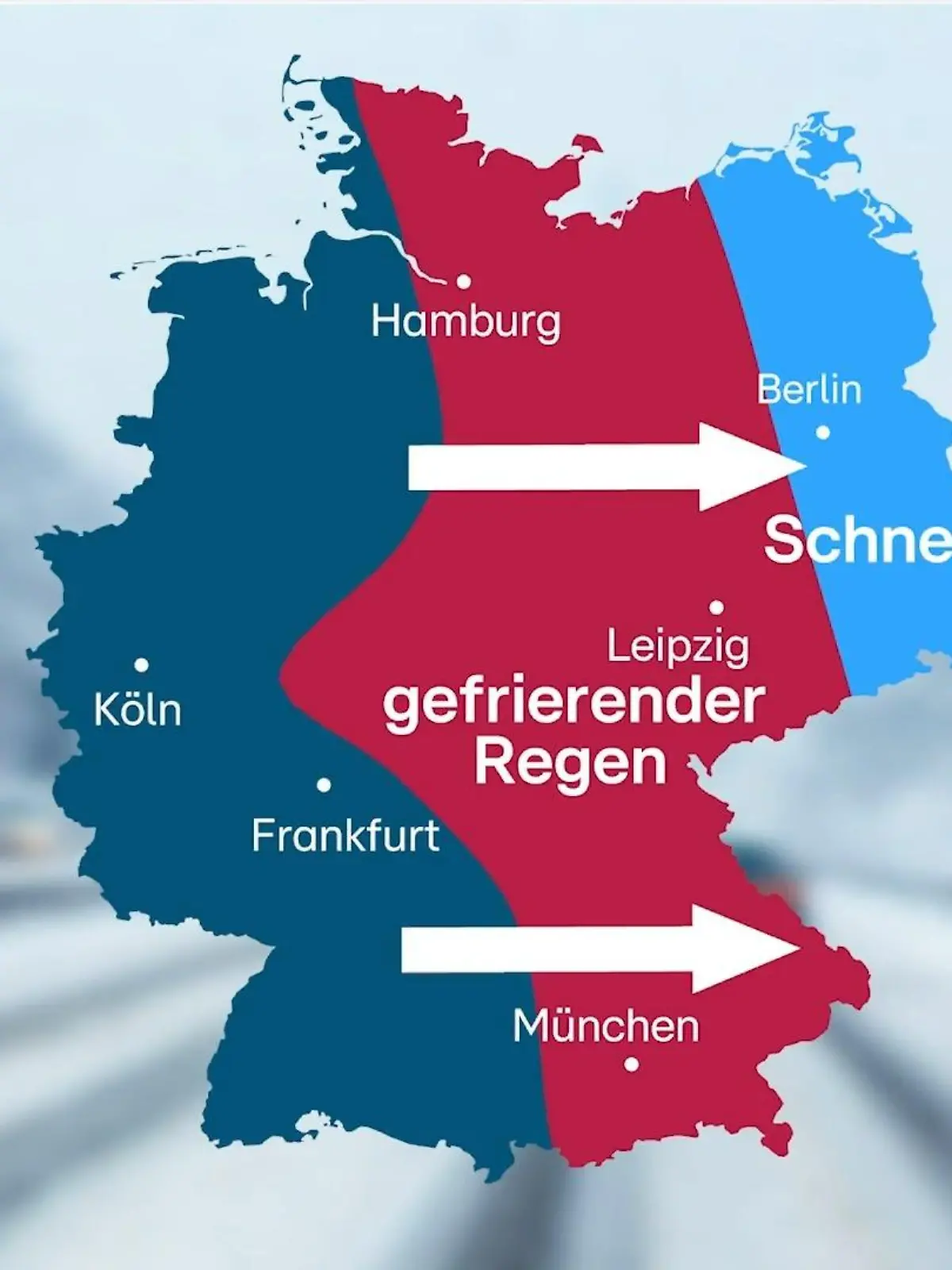 Bild zu: "Glättelage Deutschland aktuell - Meteorologe informiert!"