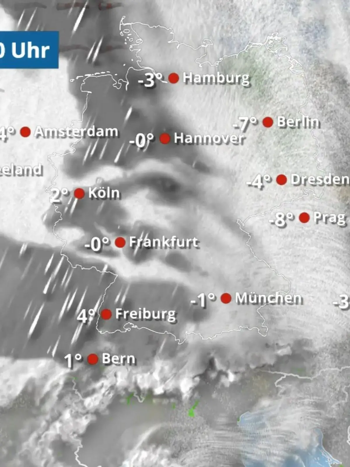 Bild zu: "Schnee und Regen über Deutschland: So breitet sich die Glätte jetzt aus"