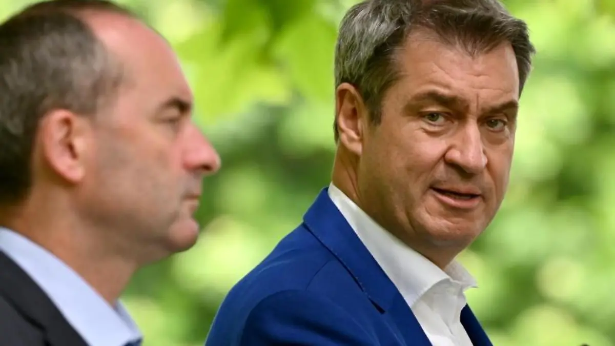 Hubert Aiwanger und Markus Söder