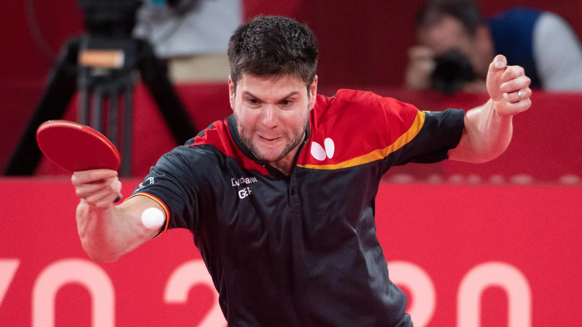 OVTCHAROV Dimitrij GER men s singles semifinals Table tennis, Tischtennis JULY 29, 2021: Tokyo 2020 Olympic Games, Olympische Spiele, Olympia, OS at Tokyo Metropolitan Gymnasium in Tokyo, Japan. Noxthirdxpartyxsales PUBLICATIONxNOTxINxJPN 165799316