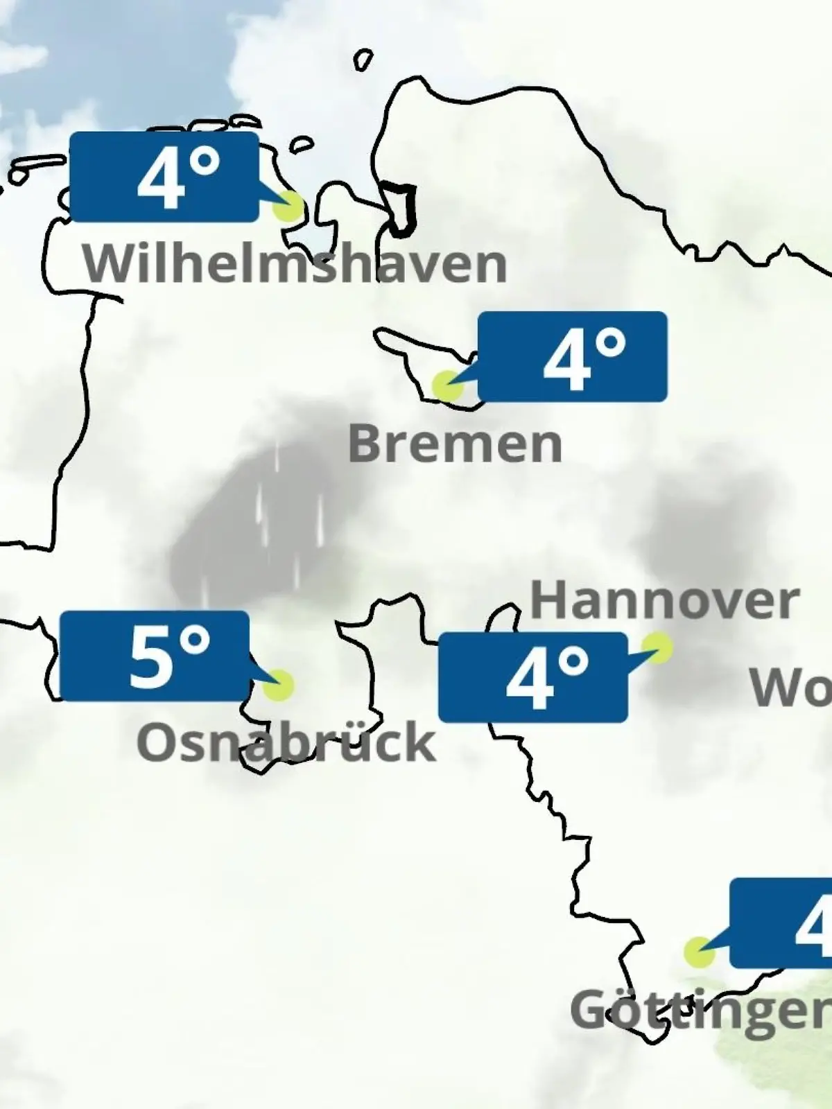 Bild zu: "Bremen und Niedersachsen: Wie wird das Wetter?"