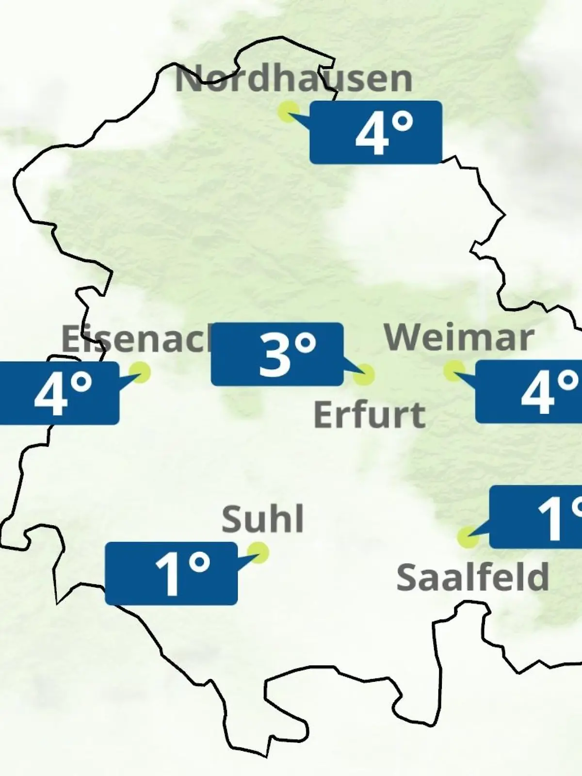 Bild zu: "Thüringen: Wie wird das Wetter?"
