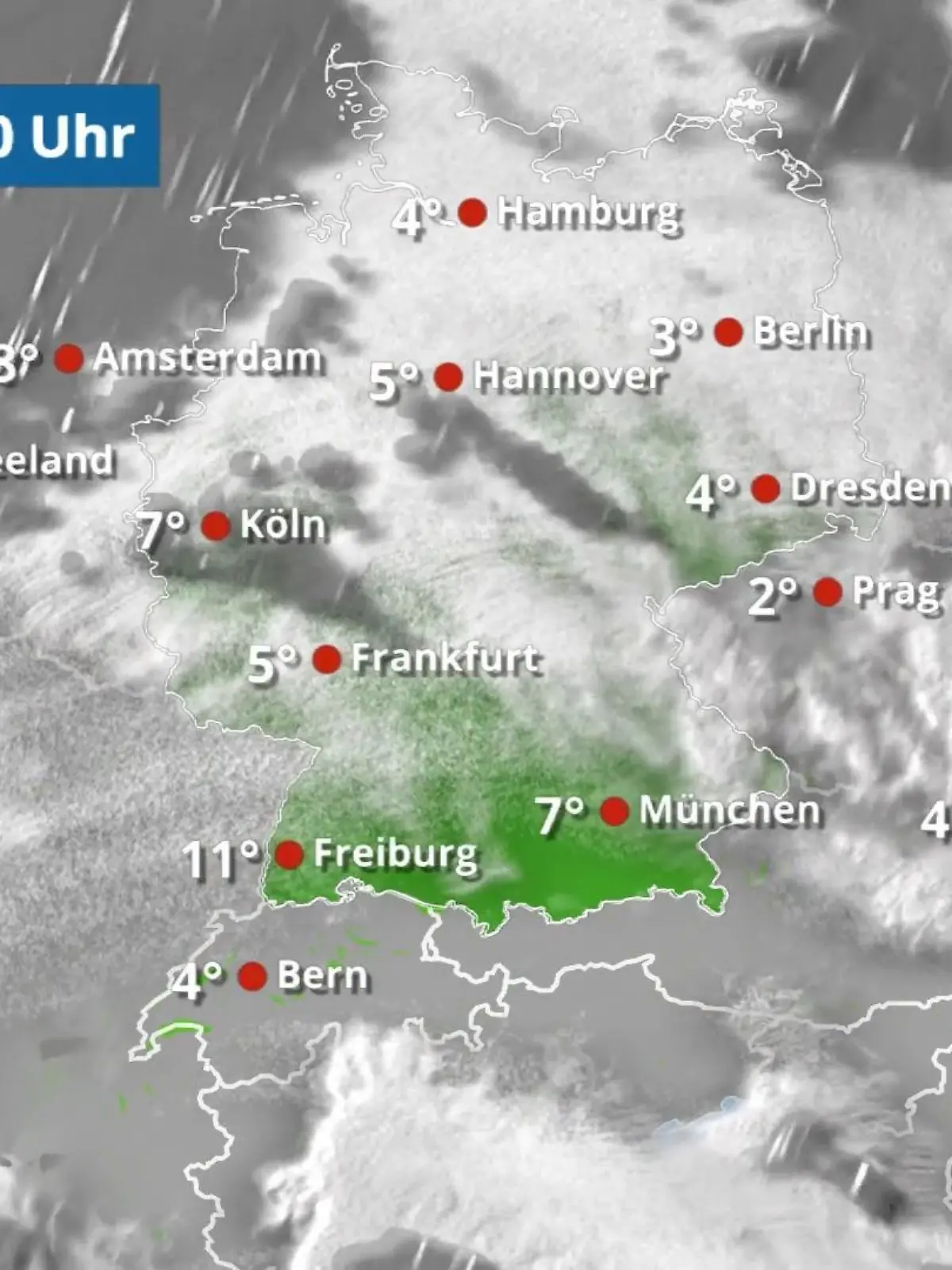 Bild zu: "Wolkennachschub reißt vorerst noch nicht ab"