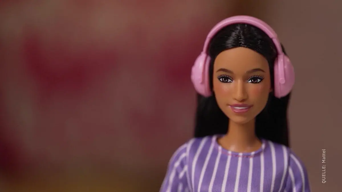 Warum jetzt eine autistische Barbie in die Kinderzimmer kommt Auf den ersten Blick kaum zu erkennen