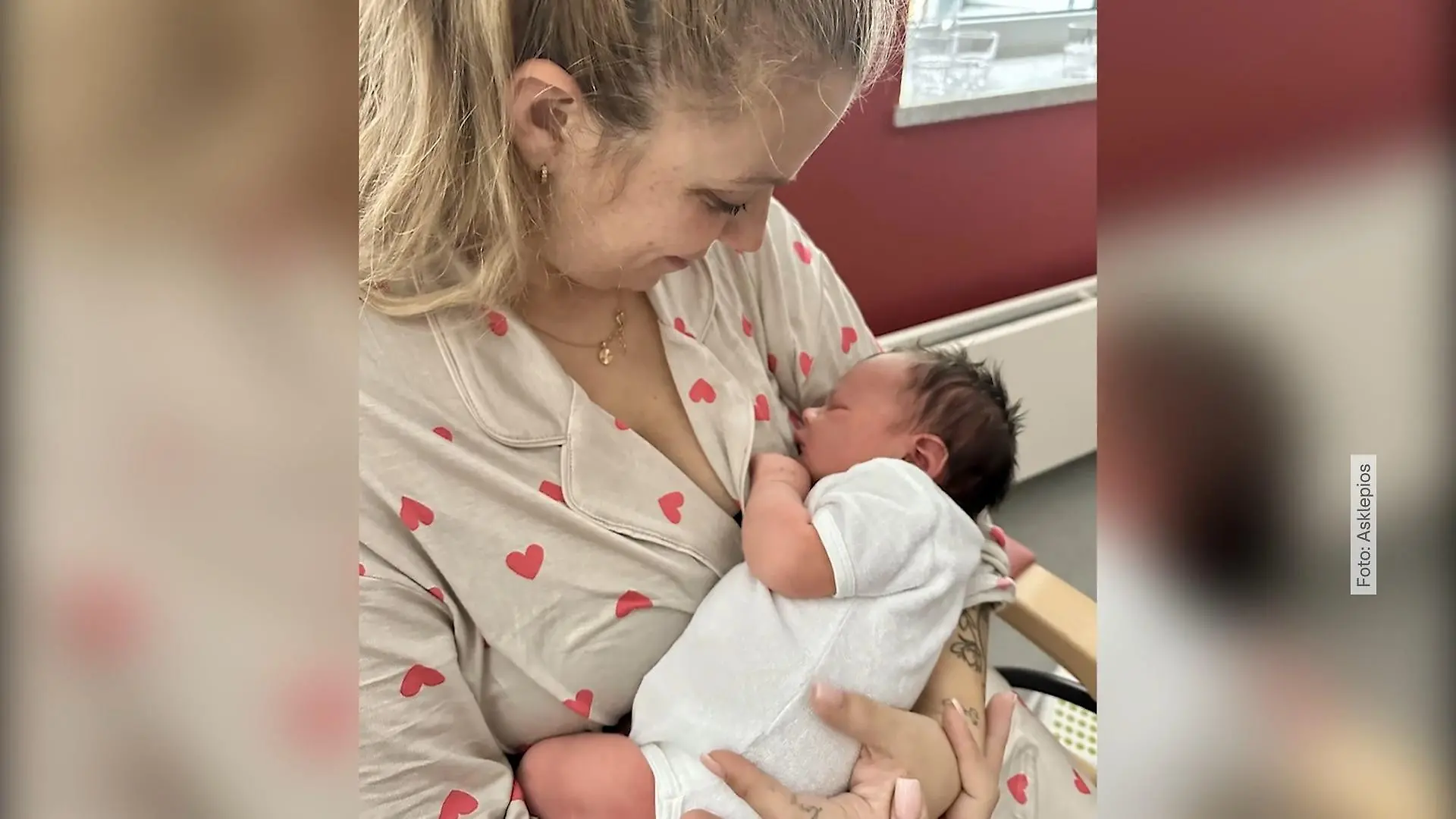 Hamburgs Eisprinzessin! Baby Evelynn kommt bei minus elf Grad im Auto zur Welt Kreuzung statt Kreissaal