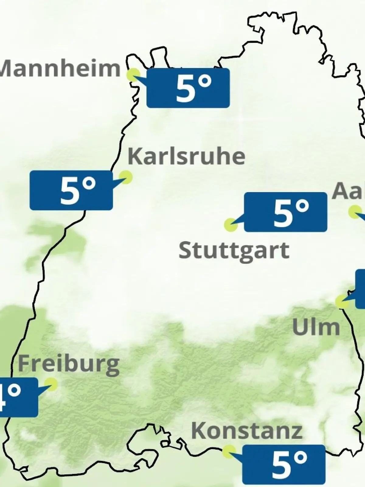 Bild zu: "Baden-Württemberg: Wie wird das Wetter?"