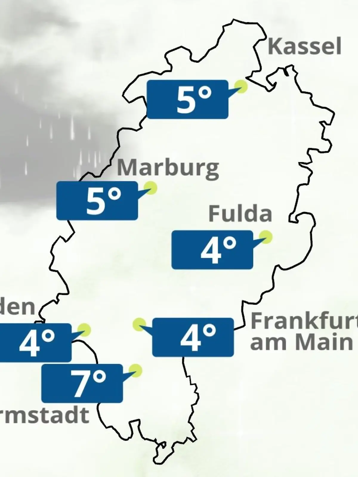 Bild zu: "Hessen: Wie wird das Wetter?"