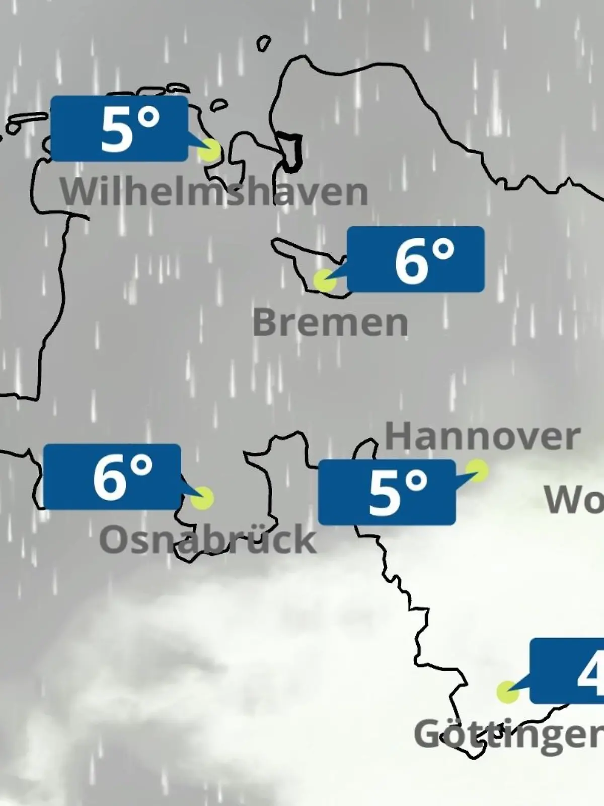 Bild zu: "Bremen und Niedersachsen: Wie wird das Wetter?"