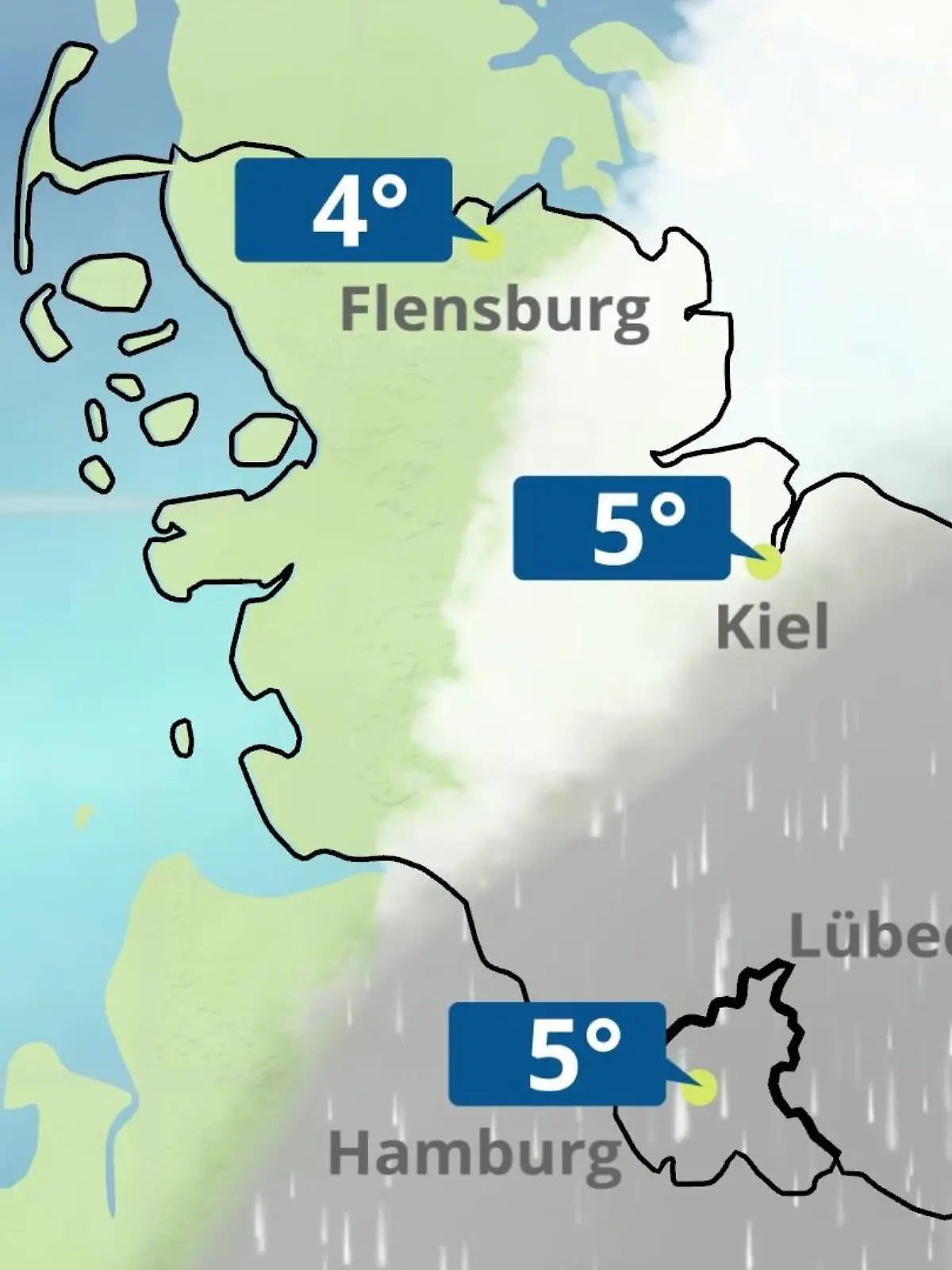Bild zu: "Hamburg, Schleswig-Holstein: Wie wird das Wetter?"