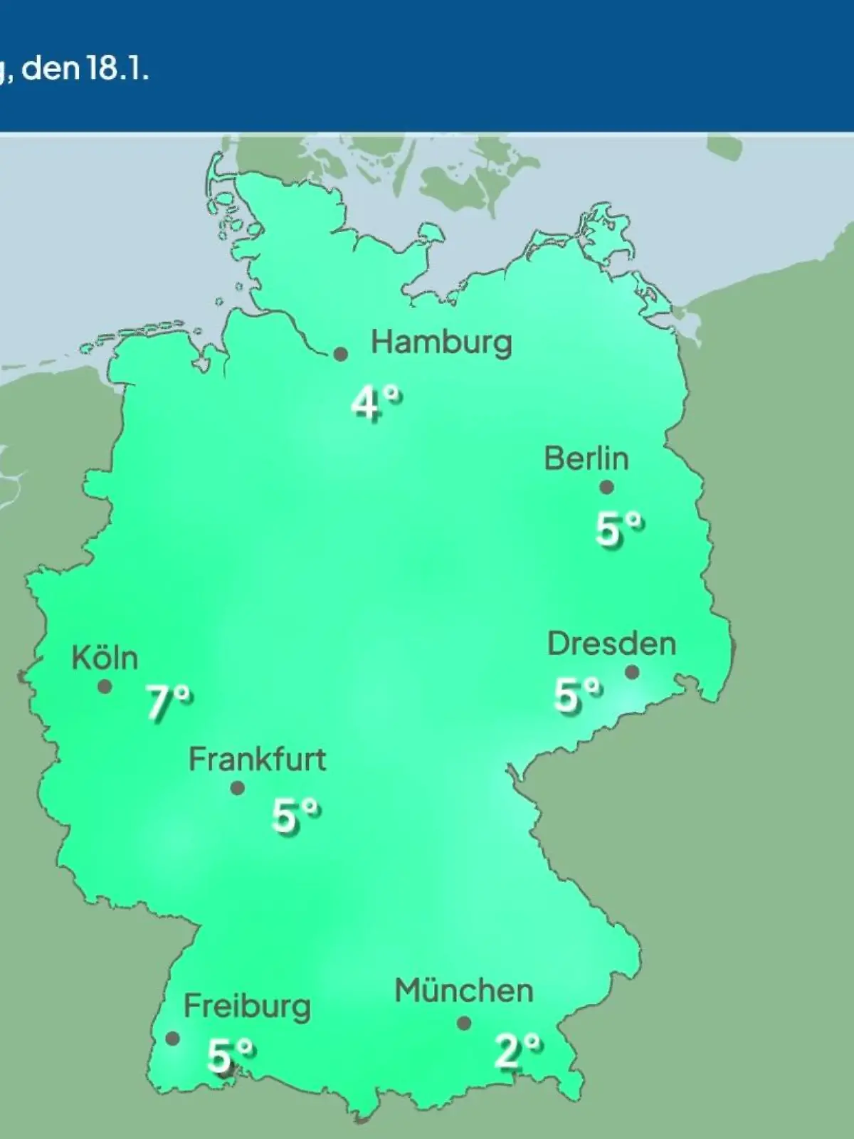 Bild zu: "Im Video: Temperatur-Vorhersage"