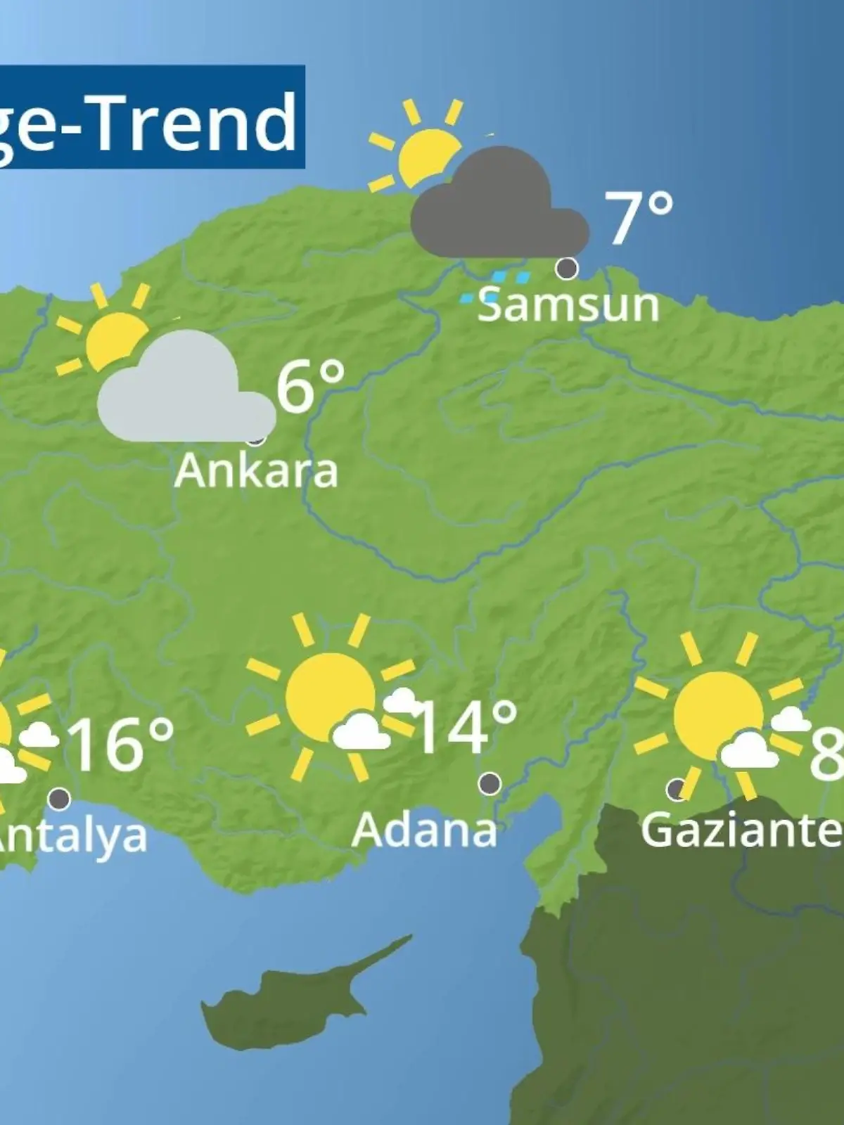 Bild zu: "Türkei: Wie wird das Wetter?"