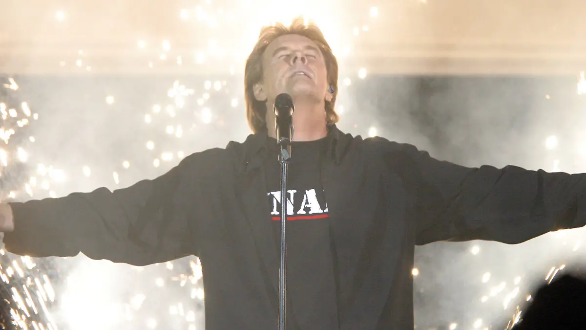 Sänger Howard Carpendale RSA anlässlich eines Konzertes im ICC Berlin