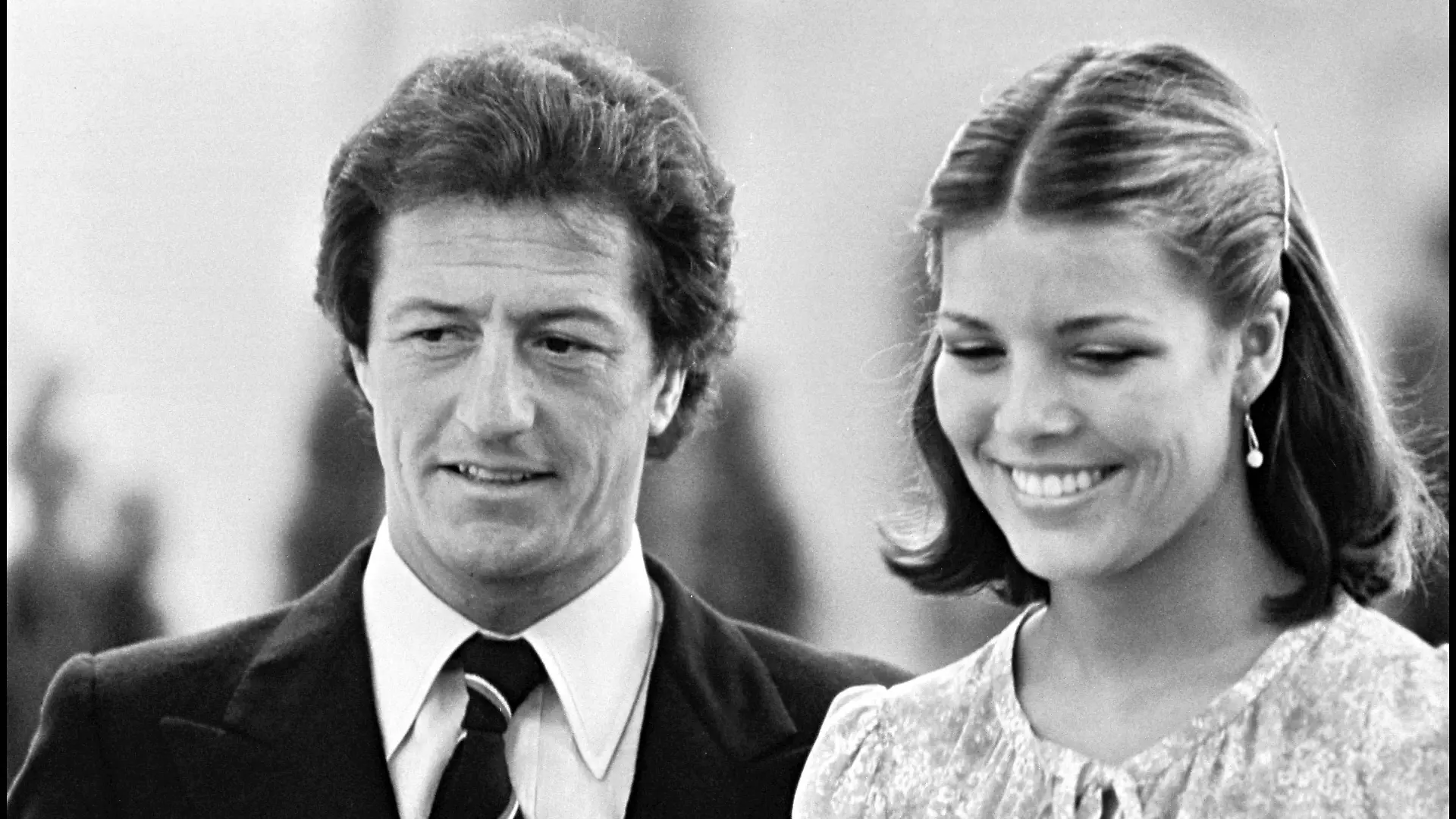 ARCHIVES - PHILIPPE JUNOT ET LA PRINCESSE CAROLINE DE MONACO LE JOUR DE LEURS FIANCAILLES Monaco *** Archiv PHILIPPE JUN