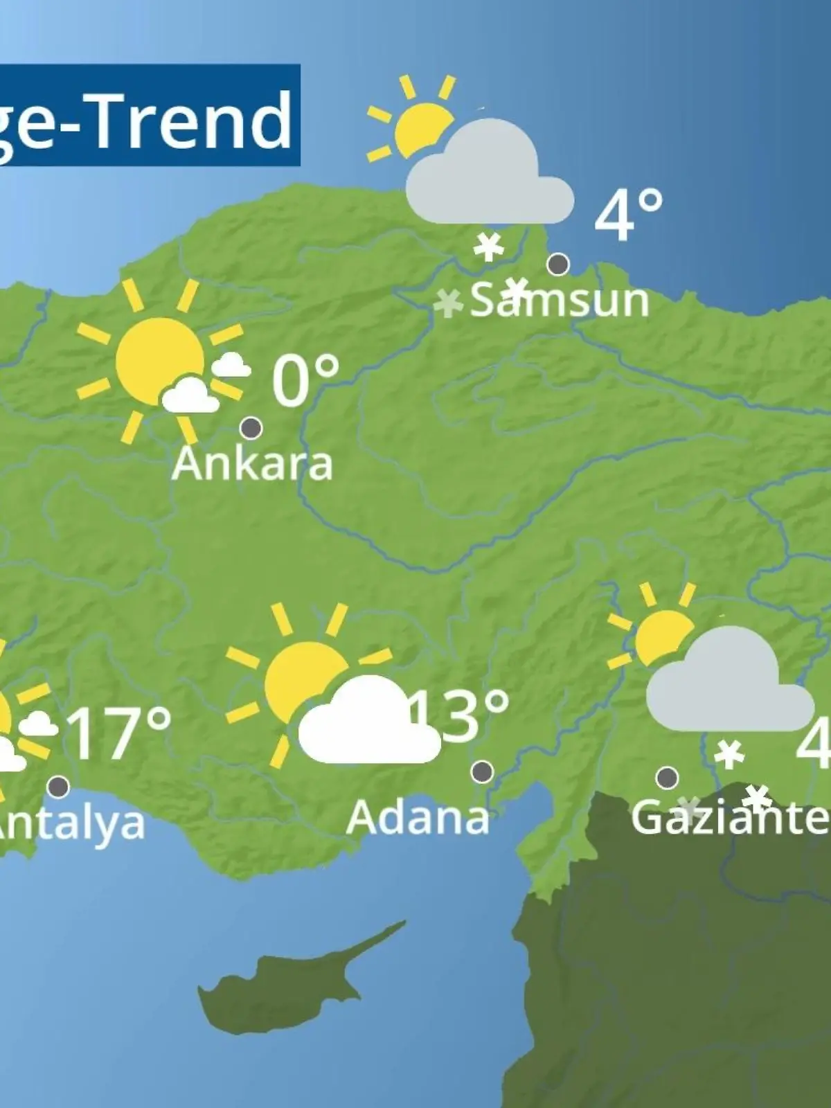 Bild zu: "Türkei: Wie wird das Wetter?"