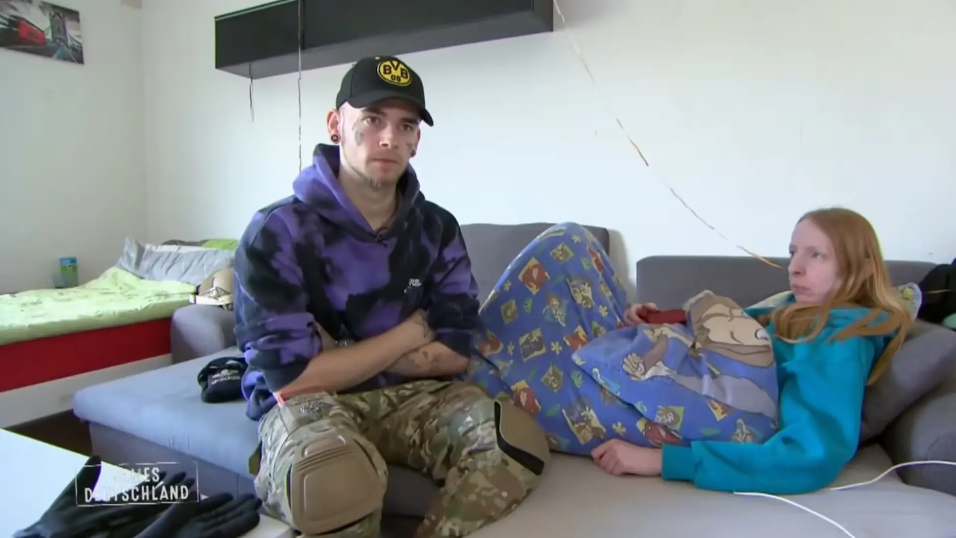 Jerome und seine Freundin Michelle sind Protagonisten des RTLZWEI-Formates „Armes Deutschland”