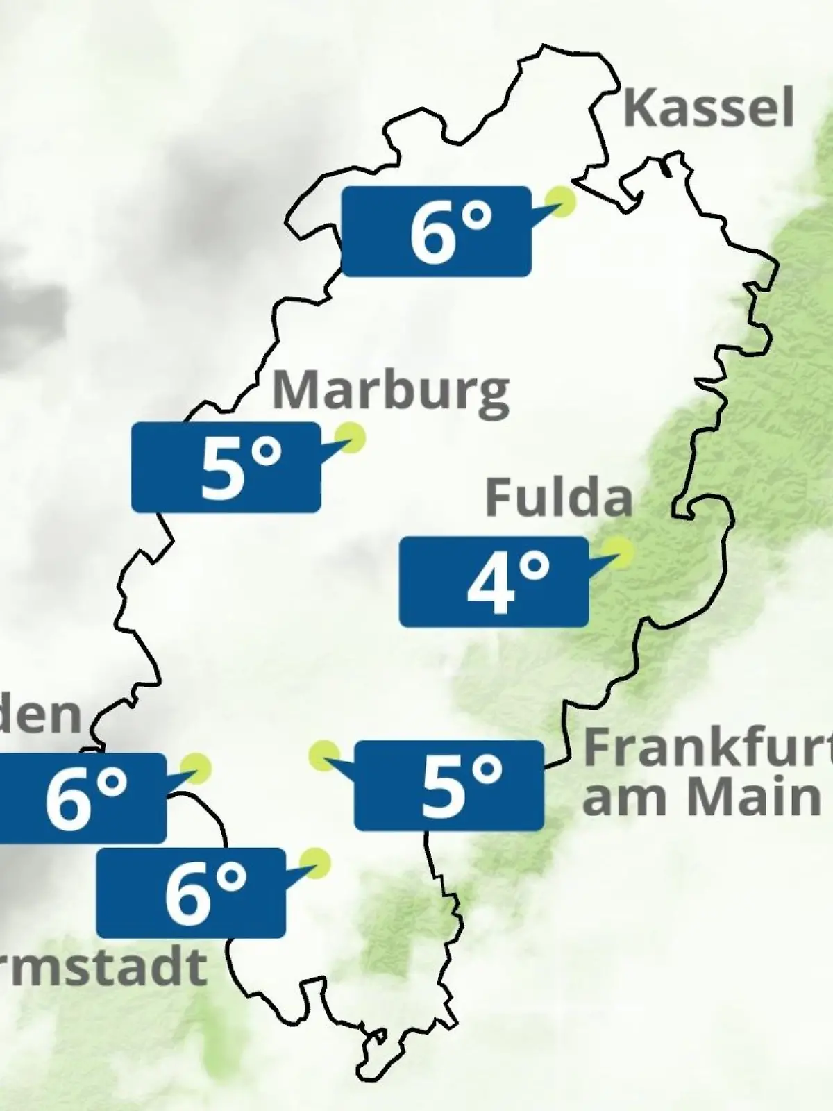 Bild zu: "Hessen: Wie wird das Wetter?"