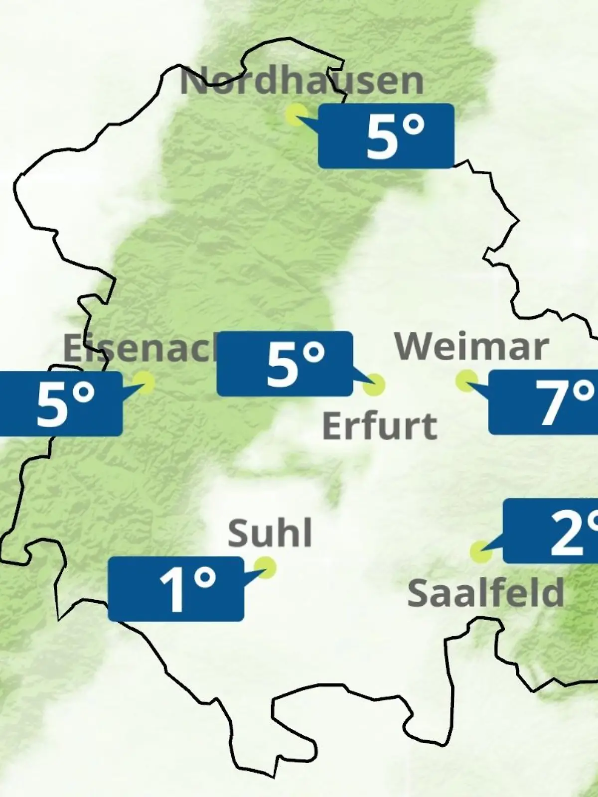 Bild zu: "Thüringen: Wie wird das Wetter?"