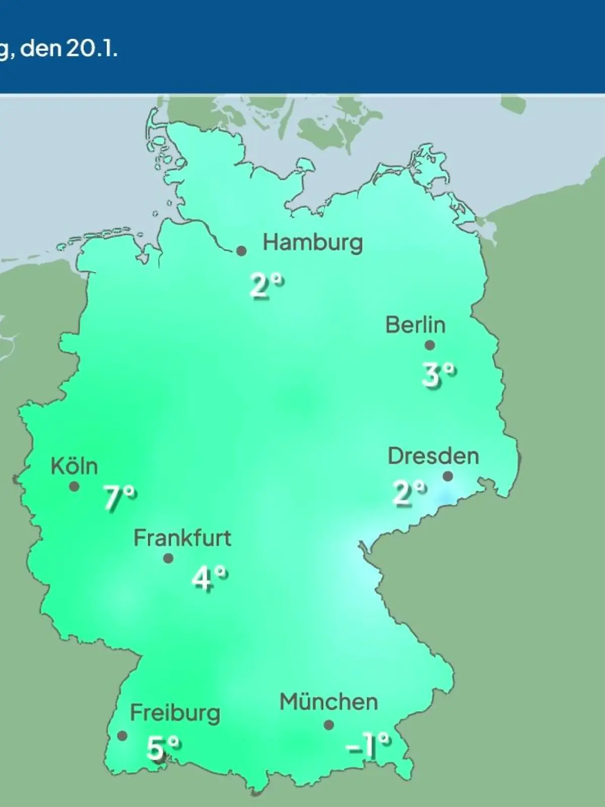 Bild zu: "Im Video: Temperatur-Vorhersage"