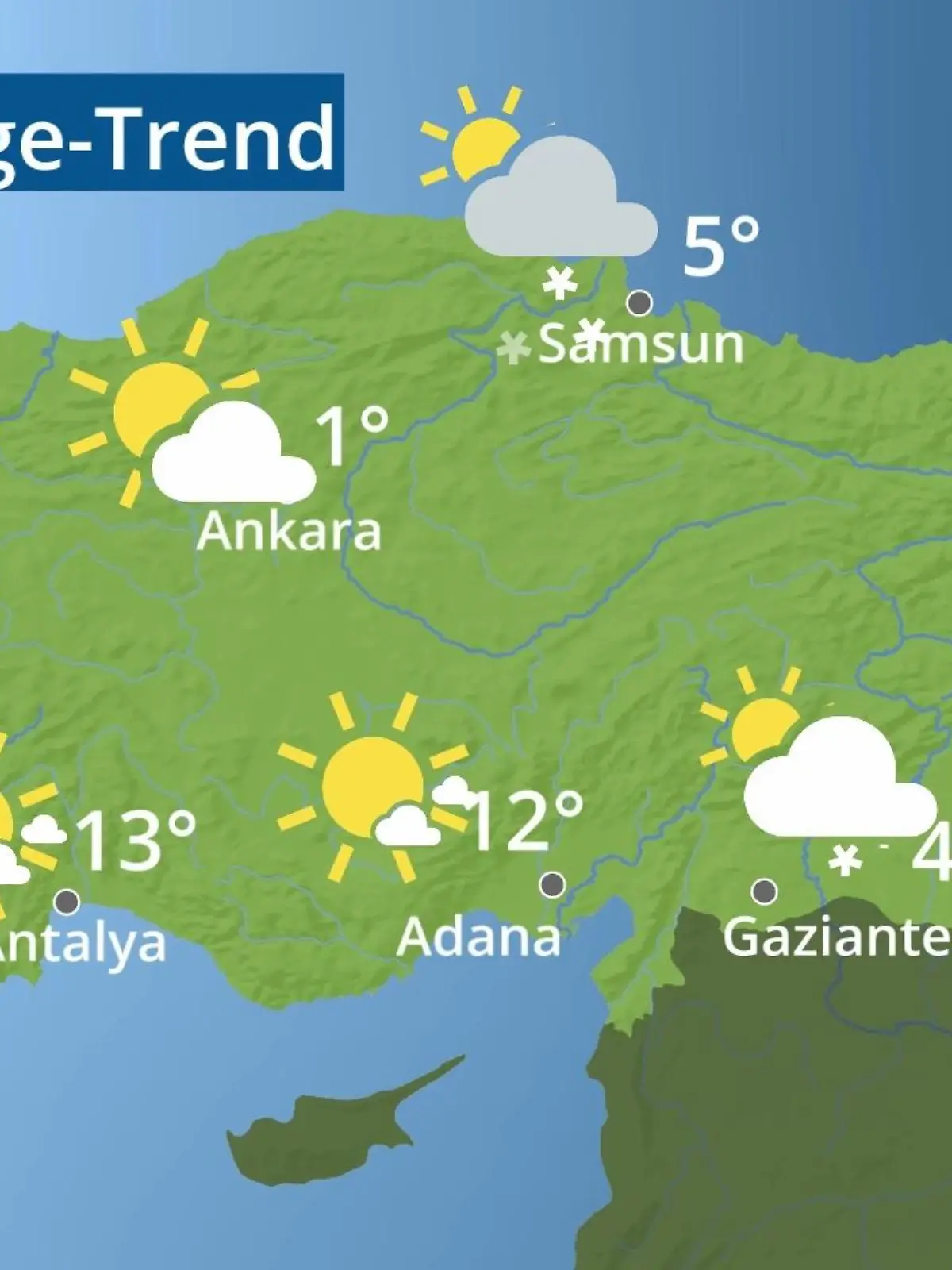 Bild zu: "Türkei: Wie wird das Wetter?"