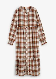 Midikleid aus Flanell