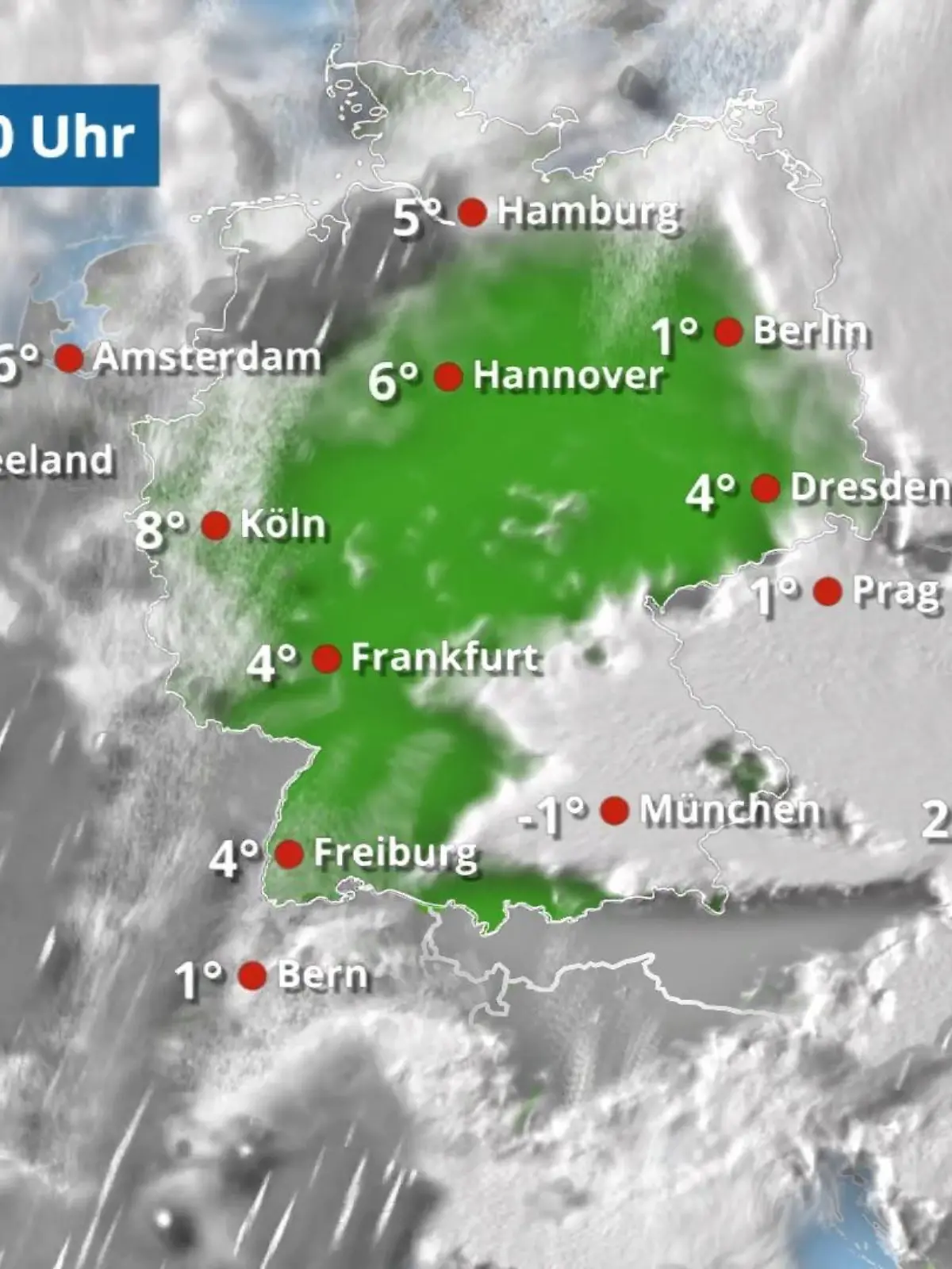 Bild zu: "Nur noch im Nordwesten letzte Tropfen"