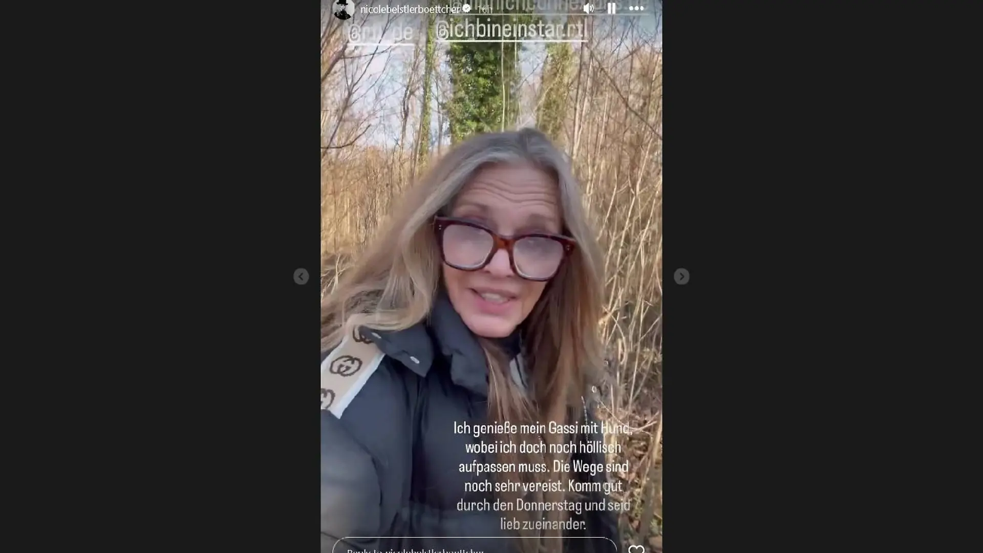 Vor dem Abflug nach Australien ging es für Nicole Belstler-Boettcher nochmal raus in die Natur.