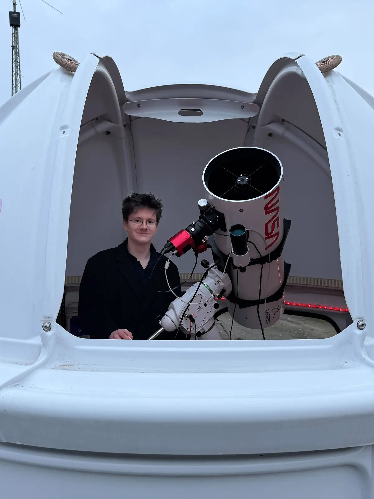 Bild zu: "Justus (18) erhält NASA-Auszeichnung − dank dieses Fotos!"