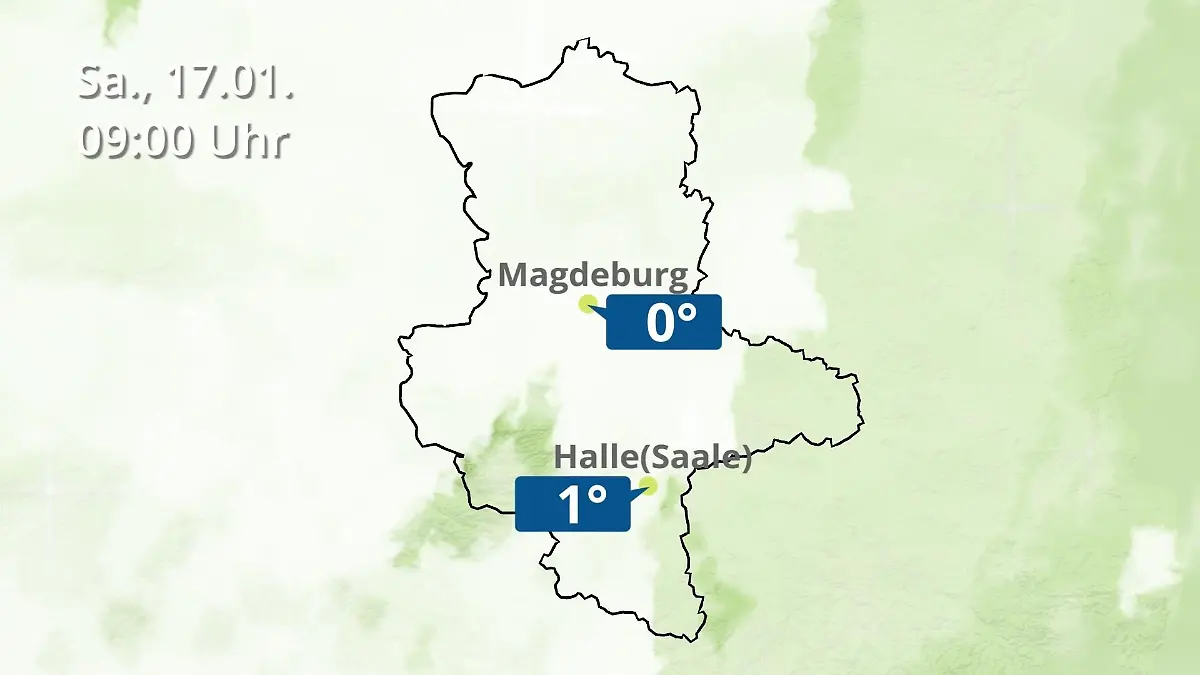 Sachsen-Anhalt: Wie wird das Wetter? Regen und Wolkenfilm für Halle und Magdeburg