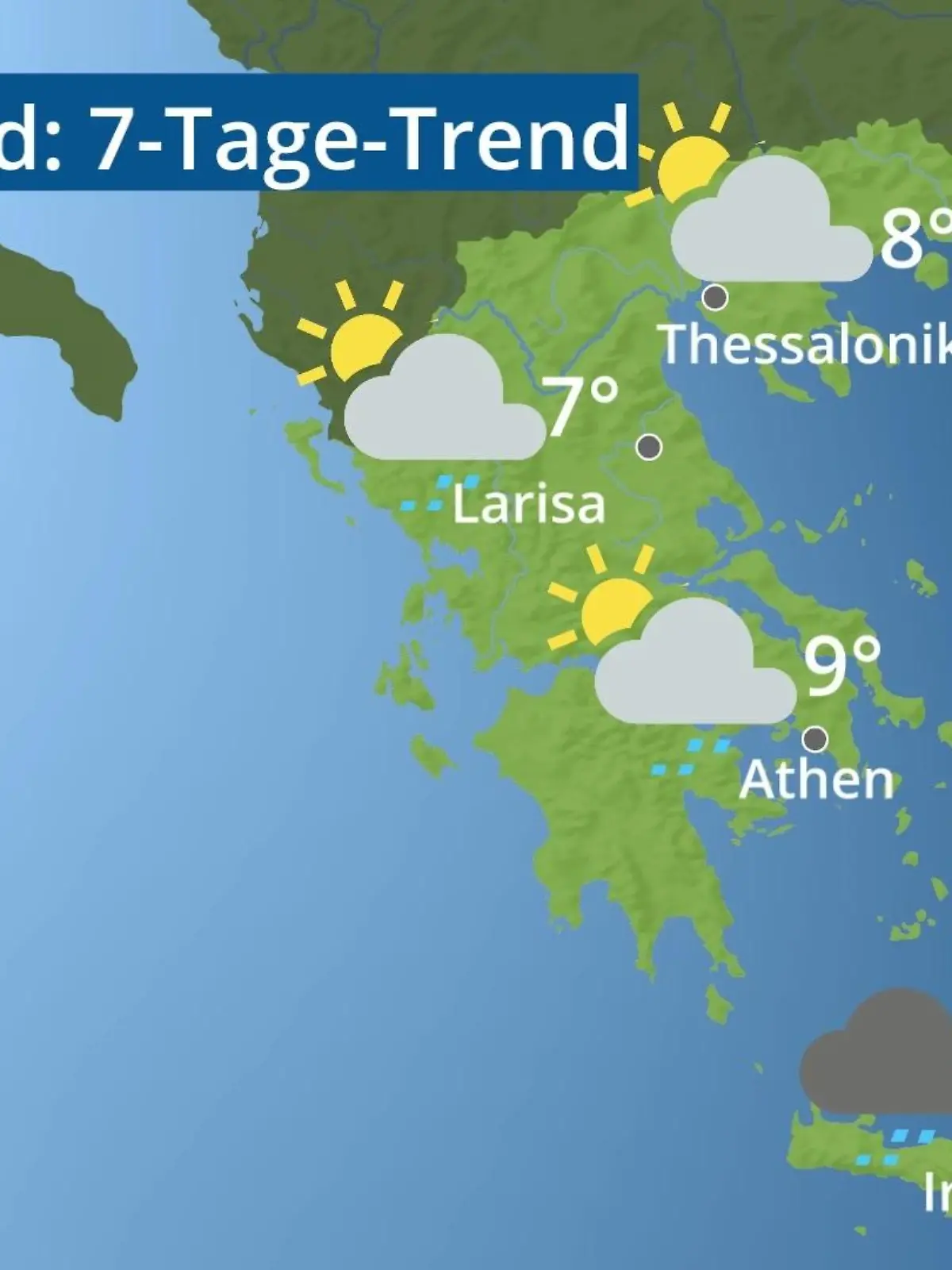 Bild zu: "Griechenland: Wie wird das Wetter?"