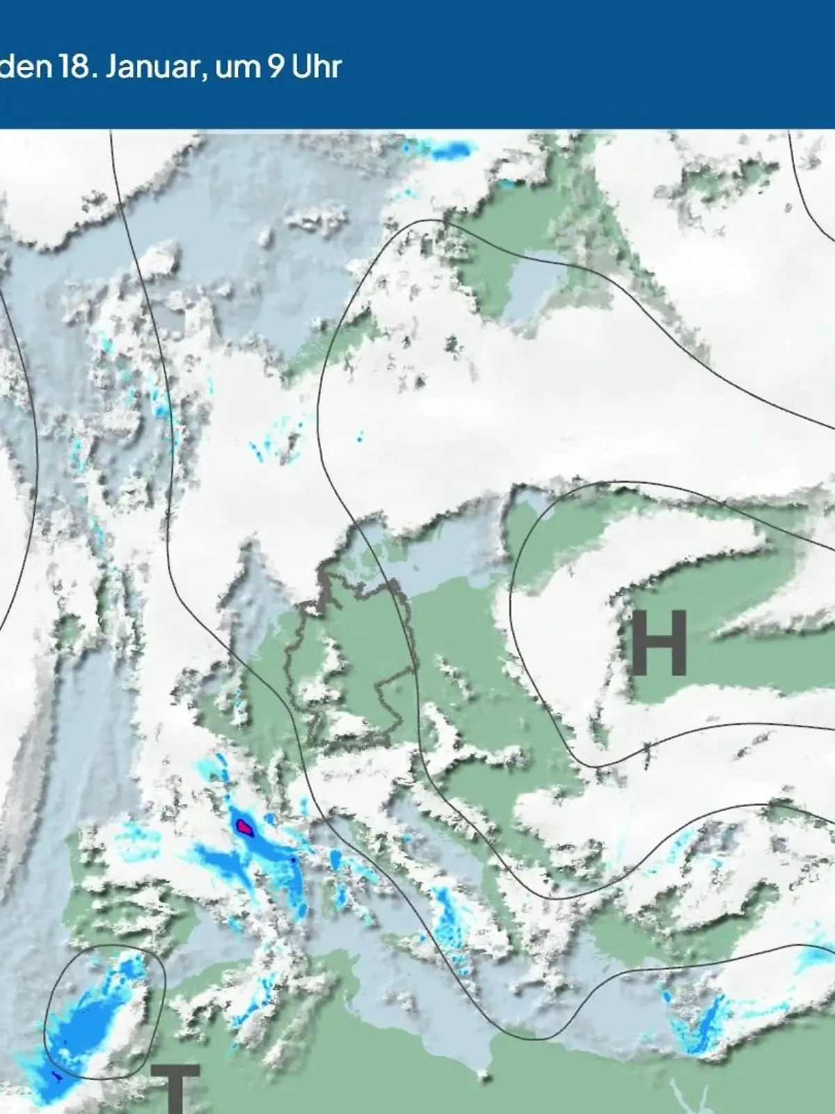 Bild zu: "Die Wetterlage der kommenden 5 Tage"