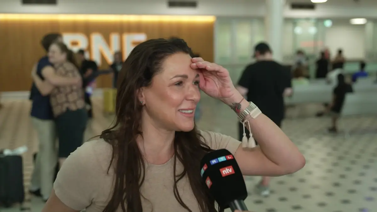 Simone Ballack ist eine der ersten, die in Australien landen.