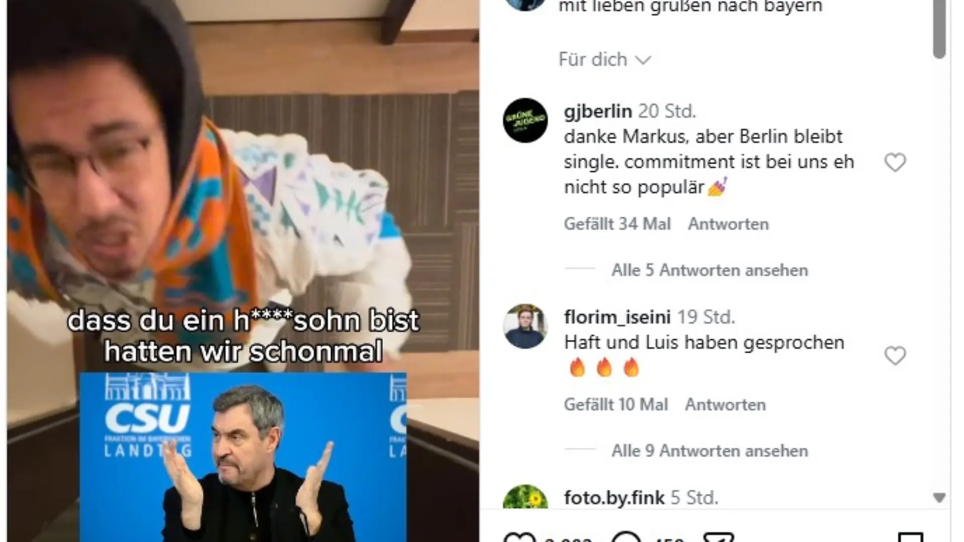 Grüne-Jugend-Chef Bogba beleidigt Söder als Hurensohn